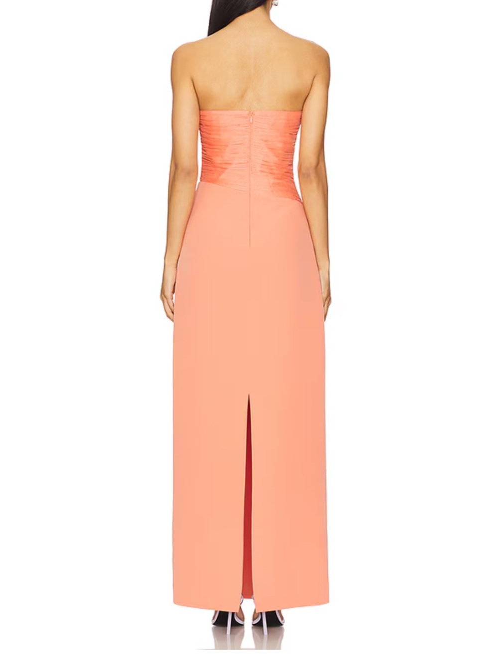 AMUR Size 6 Diana Revolve Cut-out Gown NWT in Peach Sky - Picture 3 of 8